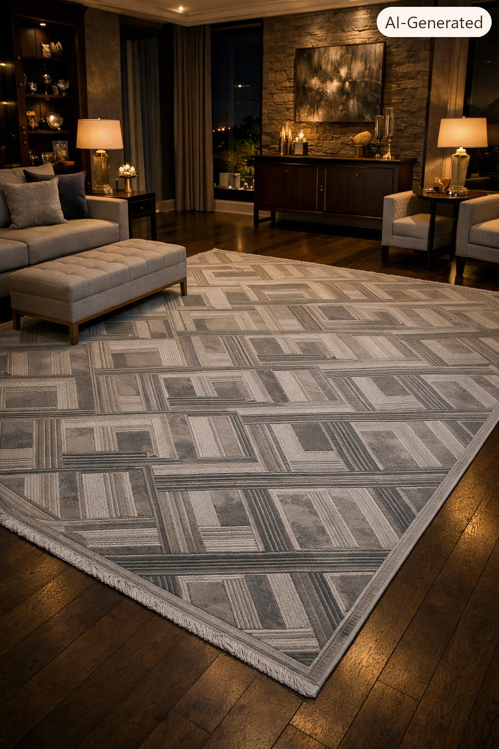 Copilot_20260728_174145 ACRYLIC NATURAL WOOL CARPET - Görsel 1