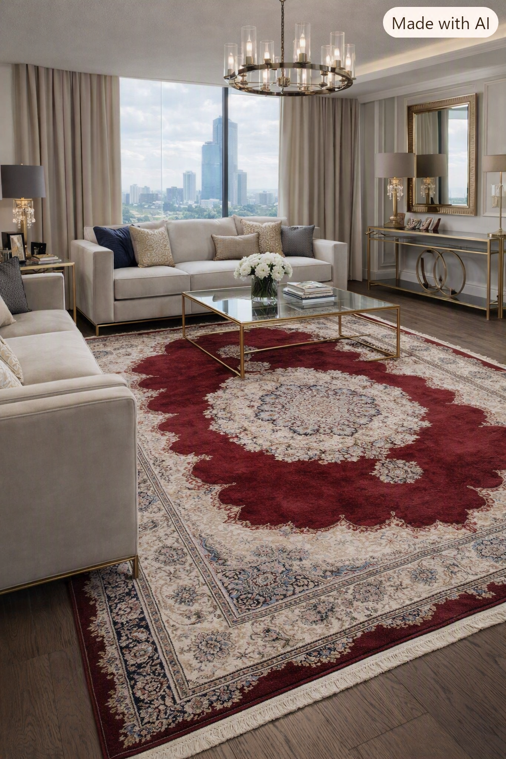Copilot_20260807_180154 SILK WOVEN CARPET - Görsel 1